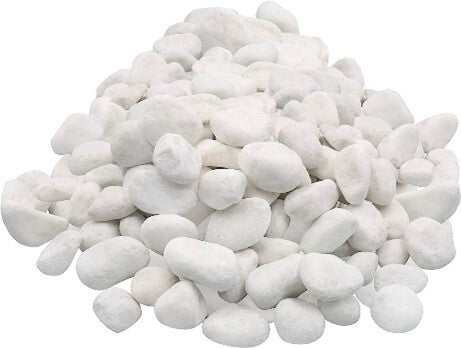 PIEDRA BLANCA GRAVA DECORATIVA  DE 10LBS