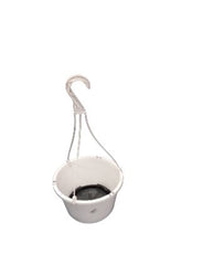 CANASTA 8'' P/PLANTA COLGAR BLANCA