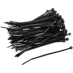 ABRAZADERA PLAST. 8''X 4.6MM NEGRA