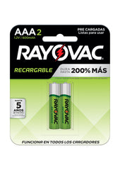 PILA RECARGABLE AAA RAYOVAC LD724-2