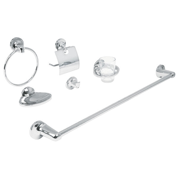 SET ACCESORIOS BAN AQUA 6P A.INOX 49395