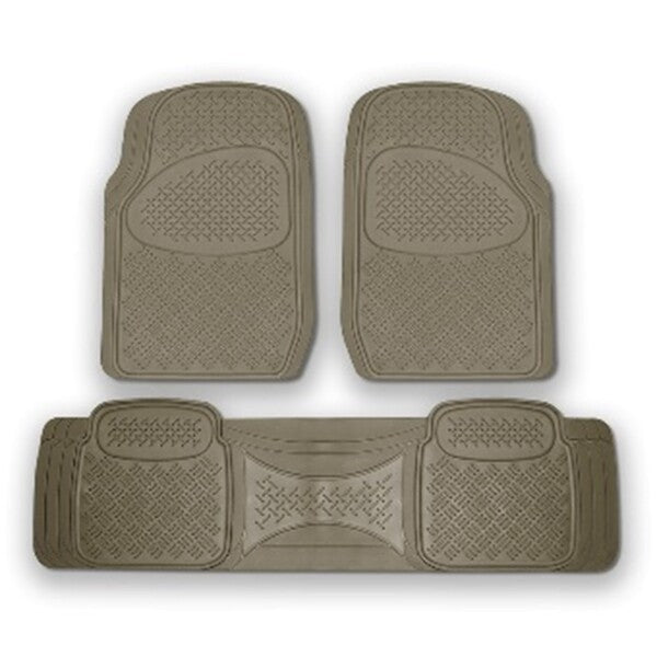 ALFOMBRA P/AUTO TERRANO CREMA 3PZ MA139