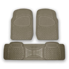 ALFOMBRA P/AUTO TERRANO CREMA 3PZ MA139