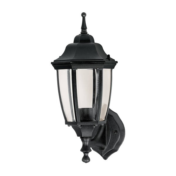 APLIQUE PARED EXT NEGRO VOLTECH T47289
