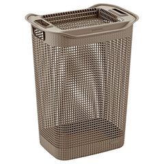 CESTA P/ROPA RECT LINUM MARRON 11783