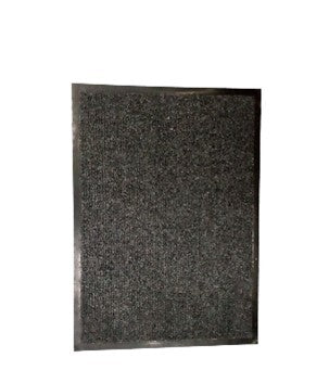 ALFOMBRA GOMA Y NYLON 40-60CM LISA GRIS