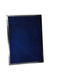 ALFOMBRA GOMA Y NYLON 50-70CM LISA AZUL