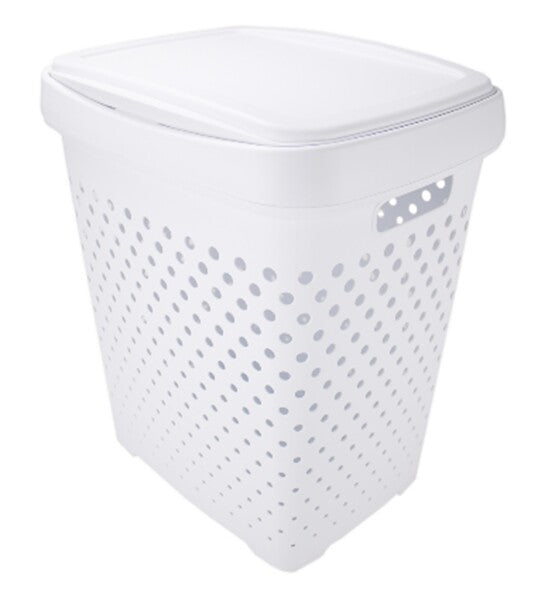 CESTA RECT P/ROPA 70 LT BLC/GRIS CO2536