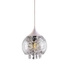 LAMP COL ELEISABETH 1X27 TRANS/BLC 24912