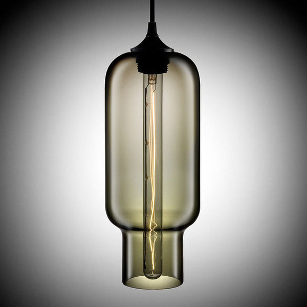 LAMPA COLGANT PL059 SMOKY GRAY 130X350MM