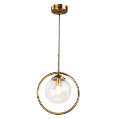 LAMPARA COLGANTE PL070 CLEAR 25X30CM