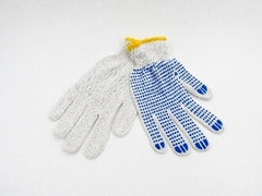 GUANTES DE ALGODON C/B  AZULES CN0388