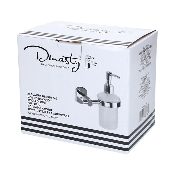 JABONERA C/DISPENSADOR DINASTY CROM R812