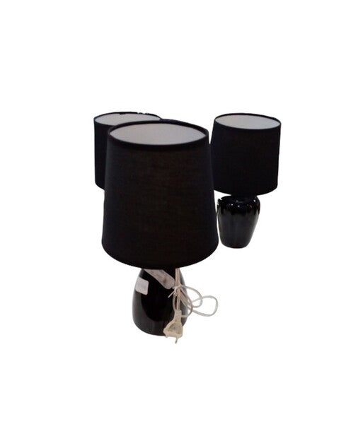 LAMP  MESA POTERRY E27 NEG 8718  37CM